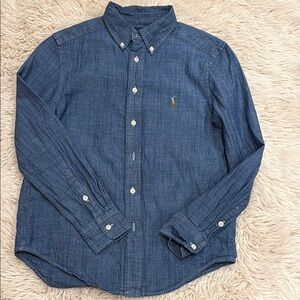 Polo by Ralph Lauren Blue Kids Button Down Shirt